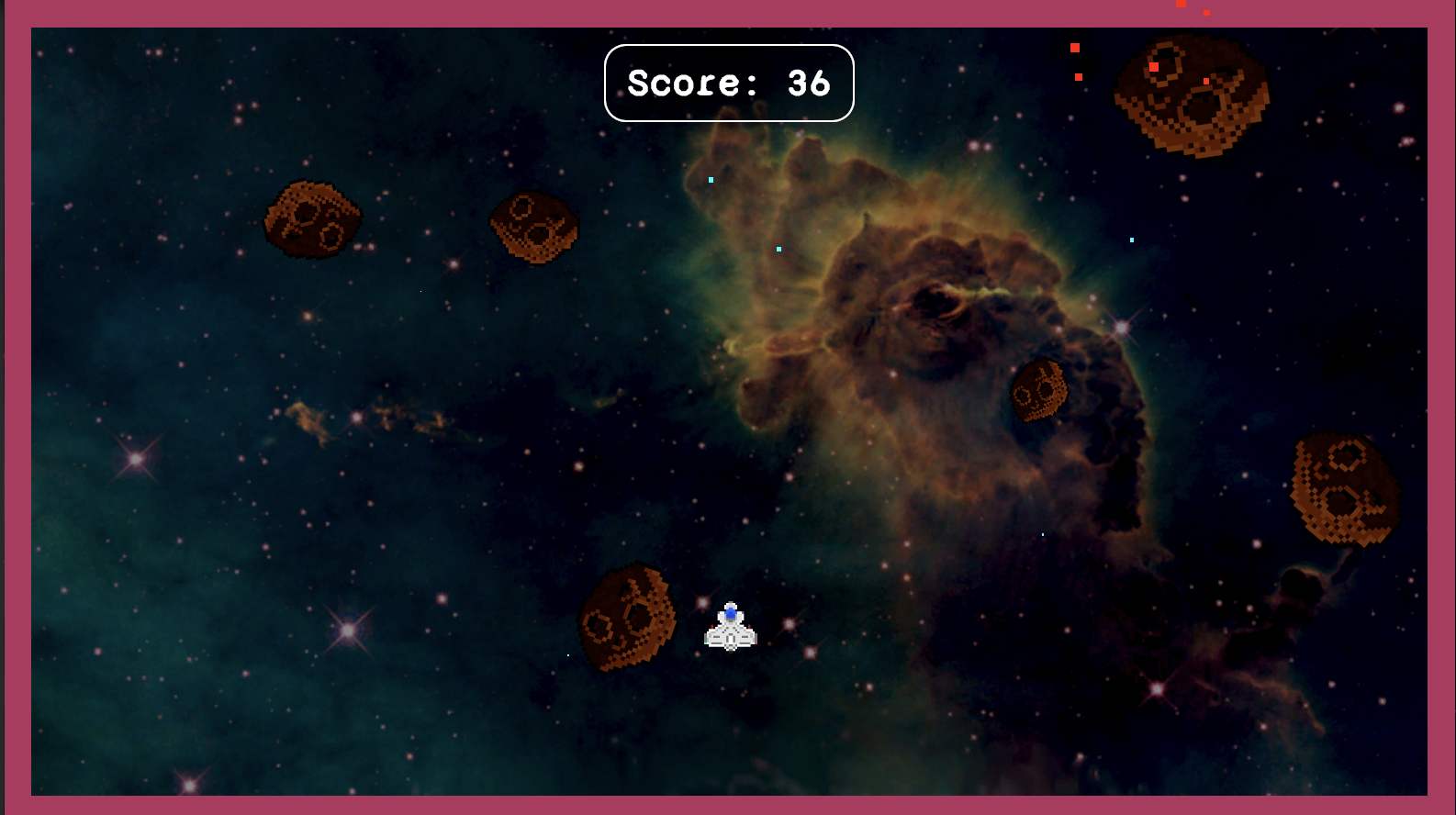 Космическая битва против астероидов